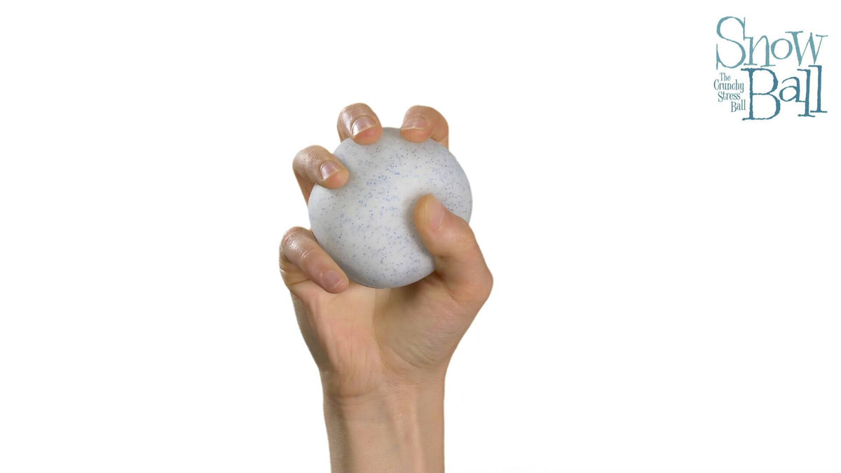 Snow Ball Crunch being squeezed