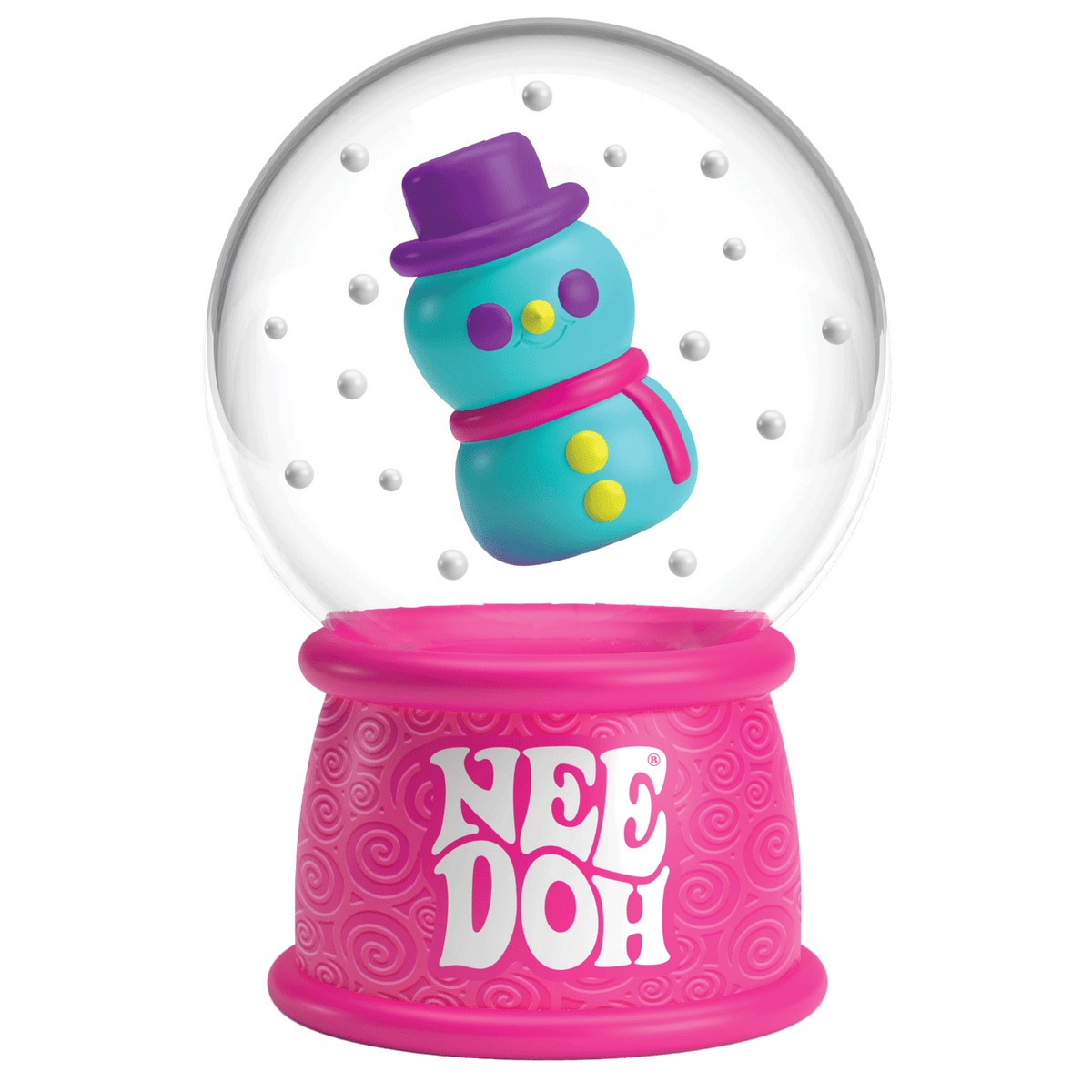 NeeDoh Squish N Flow Snow Globe 6