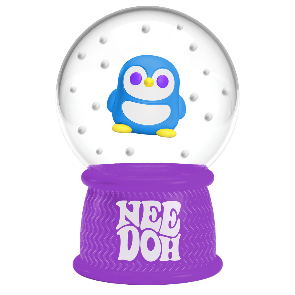 NeeDoh Squish N Flow Snow Globe 4